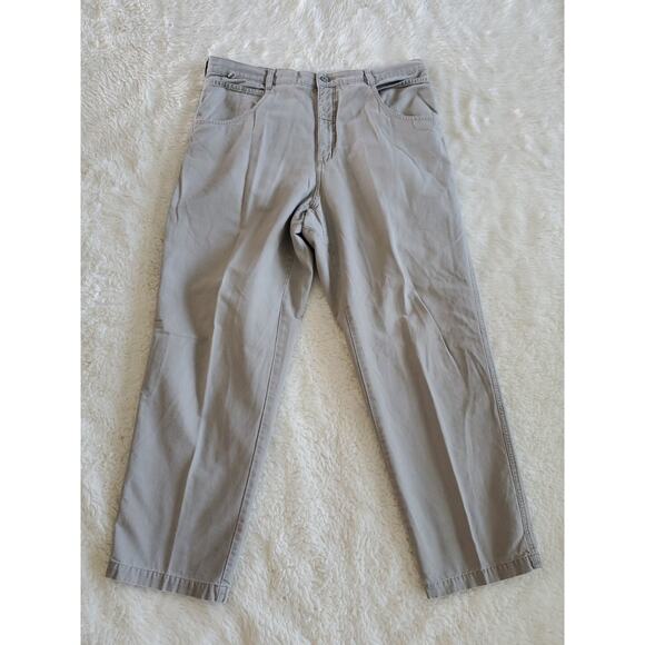 Columbia River Lodge Mens Hunting Pants Size 38x32 Khaki Cargo Cotton AM 8019 - Picture 1 of 9